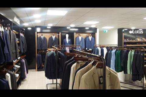 Days Department Store menswear suits Jaeger WEB